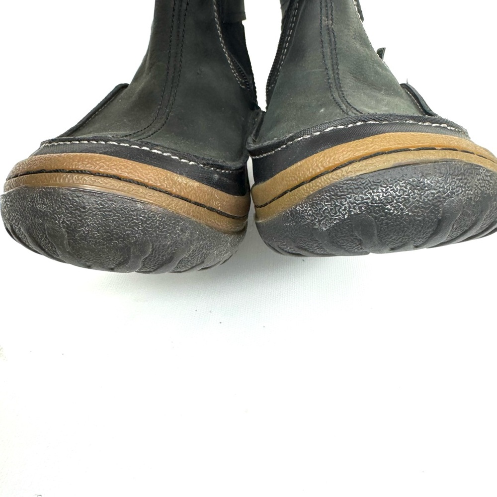 Merrell Decora Chant Waterproof Leather Winter Boots - black w fur - Sz 6 - Picture 10 of 17